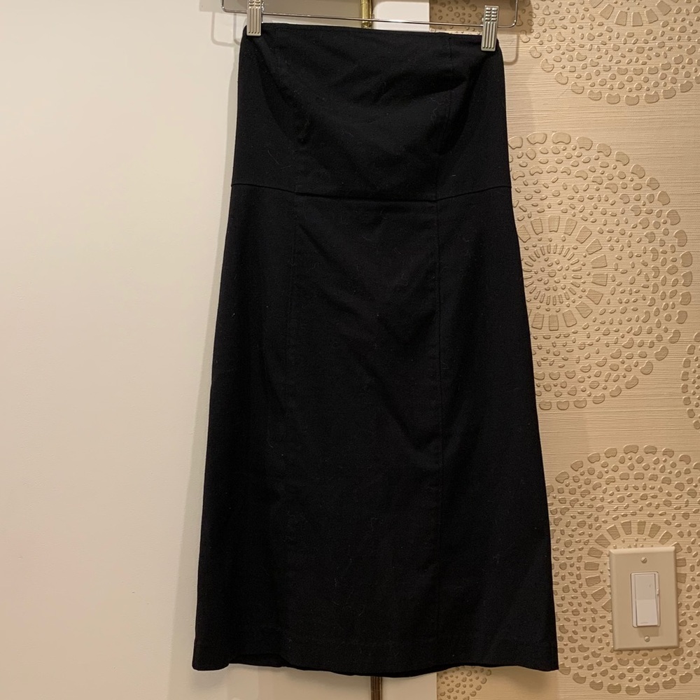 Gap Dress black strapless size 2